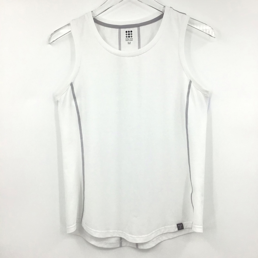 Title Nine White Vibe Tank Top - Picture 1 of 13